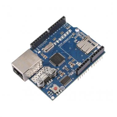 Плата расширения - Ethernet+ MicroSD для Arduino Uno / Mega (чип W5100) купить в Анапе