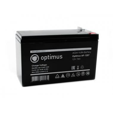 Аккумулятор Optimus AP-1207 (12В 7А/ч) купить в Анапе