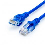 Патч-корд Atcom UTP 5e кат.(RJ-45) синий 3 м