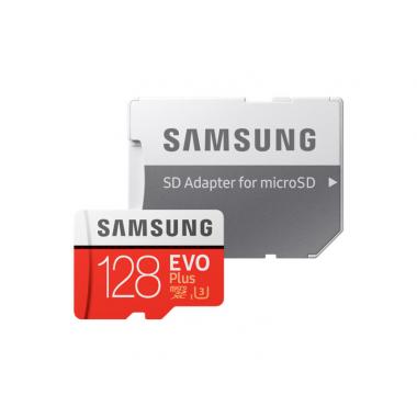 Карта памяти Samsung MicroSDXC UHS-I EVO PLUS 128 ГБ (+ SD adapter) купить в Анапе